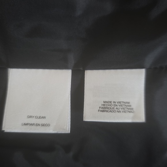 Kasper Blazer Size 10 Blue White Geometric Open Front Career Jacket 3/4 Sleeve - Picture 8 of 9